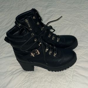 GUESS platform boots